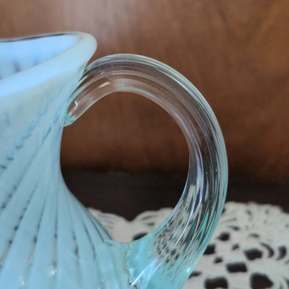 Fenton Gracious Touch Minted Creamer